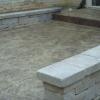 Jumbo stone pattern pool deck, Chapel stone retaining wall.
Frederick, Md.
B&G Concrete,LLC