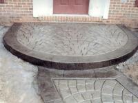 European Cobblestone sidewalk and pad to door, B&G Concrete,LLC.