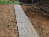 running bond brick sidewalk, Hanover Pa. B&G Concrete,LLC.