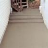 Broom finish steps and landing.
B&G Concrete,LLC.